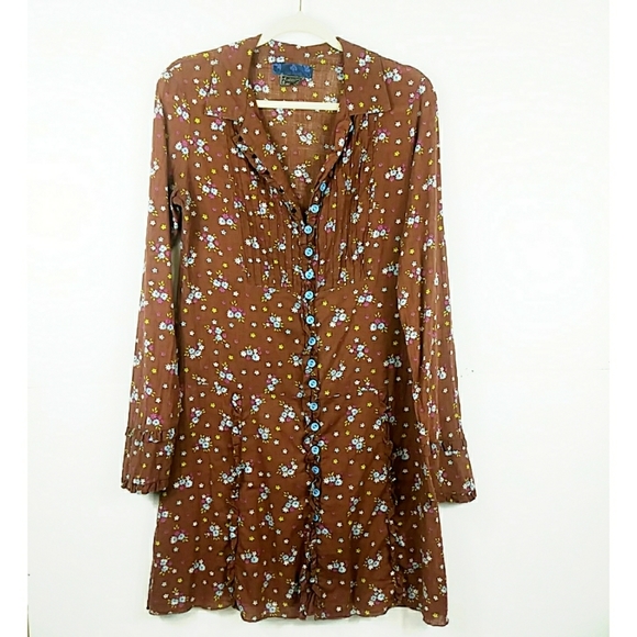 Free People Dresses & Skirts - Free People Boho Floral Dress 6